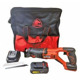 STAYER CORDLESS RECIPROCATING SAW SET  WITH 1 X 2.0AH BATTERY AND CHARGER SS 002531 STAYER ΣΠΑΘΟΣΕΓΑ ΜΠΑΤΑΡΙΑΣ ΜΕ 1 Χ 2.0ΑΗ ΜΠΑΤΑΡΙΑ ΚΑΙ ΦΟΡΤΙΣΤΗ SS 002531